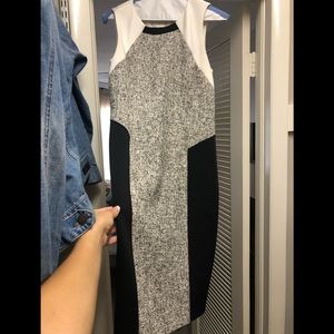 Tahari colorblock dress